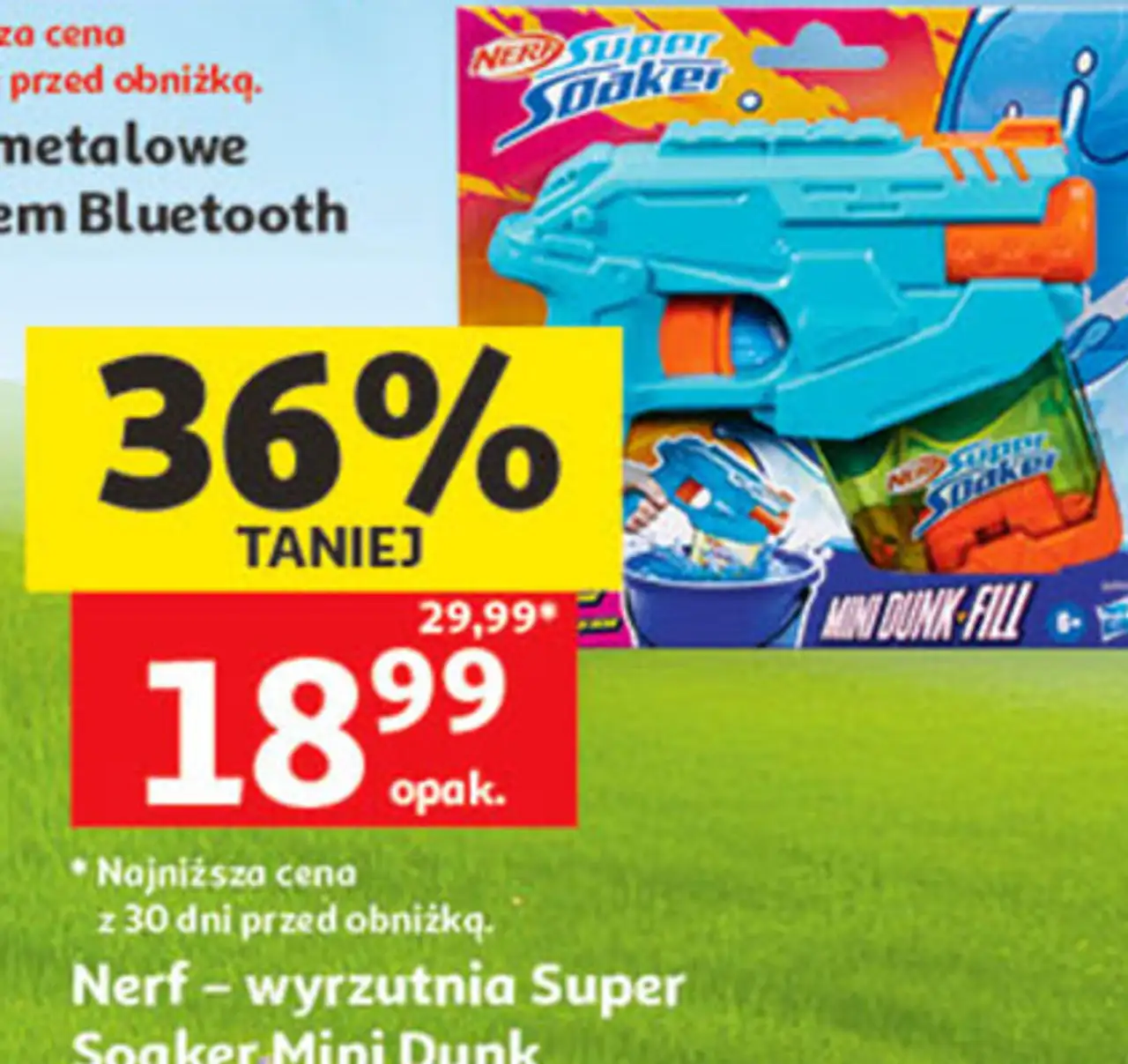 Nerf wyrzutnia Super Soaker Mini Dunk