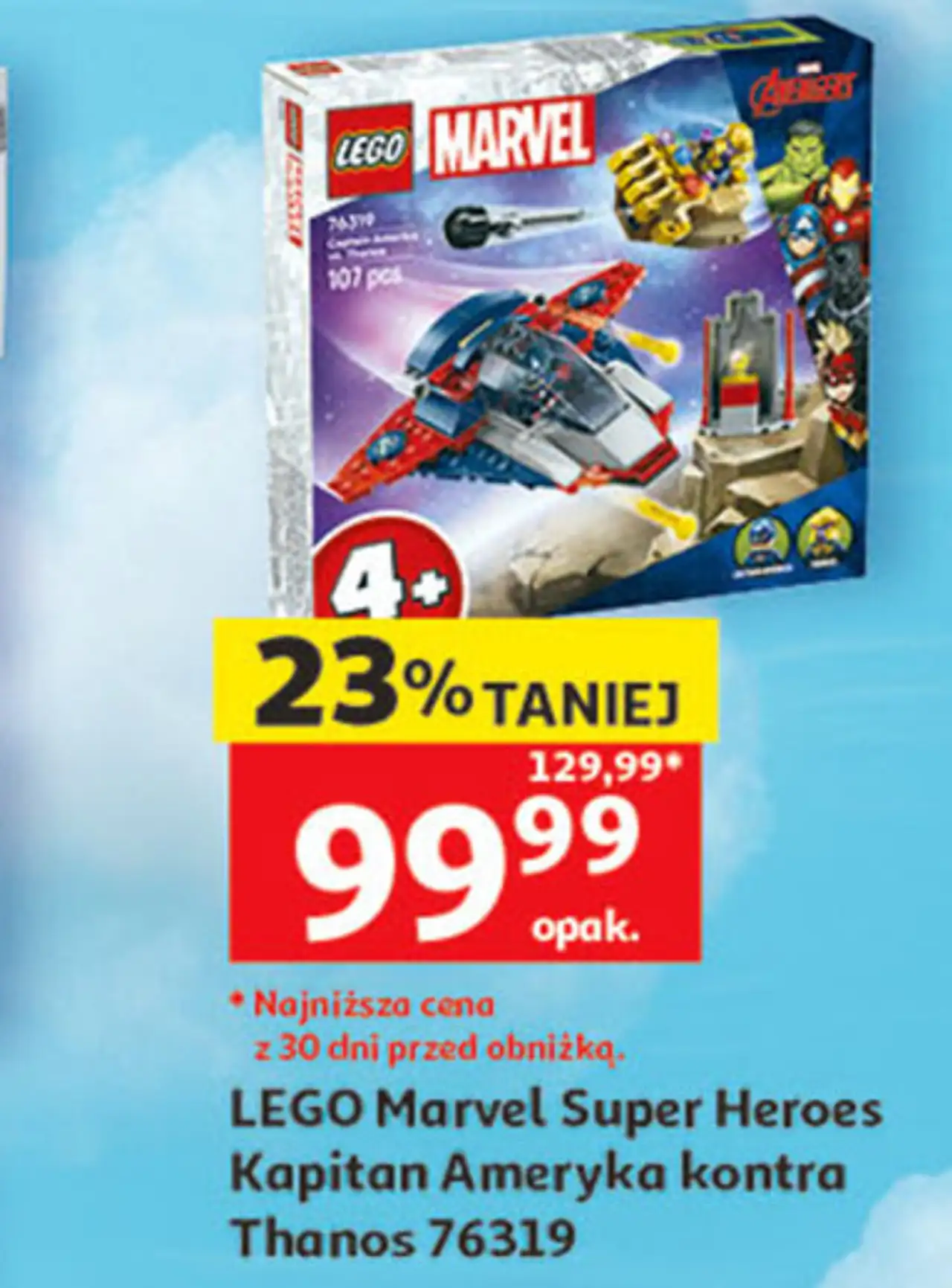 LEGO Marvel Super Heroes Kapitan Ameryka kontra Thanos 76319
