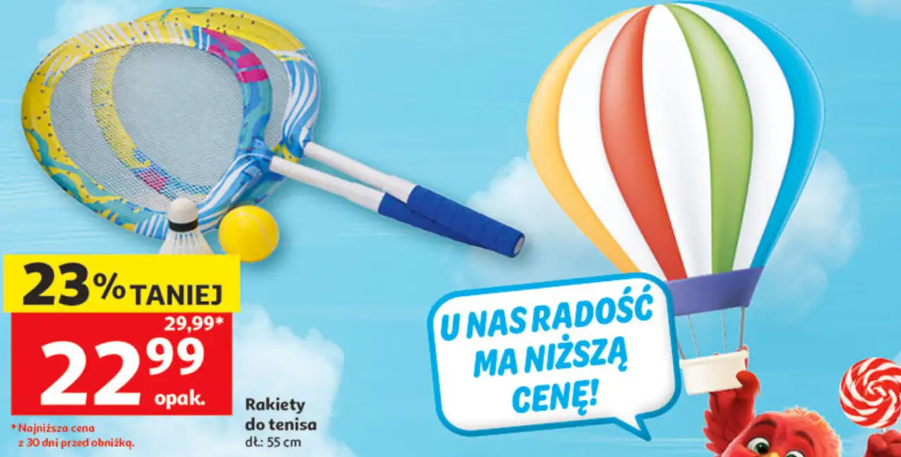 Rakiety do tenisa dł.: 55 cm