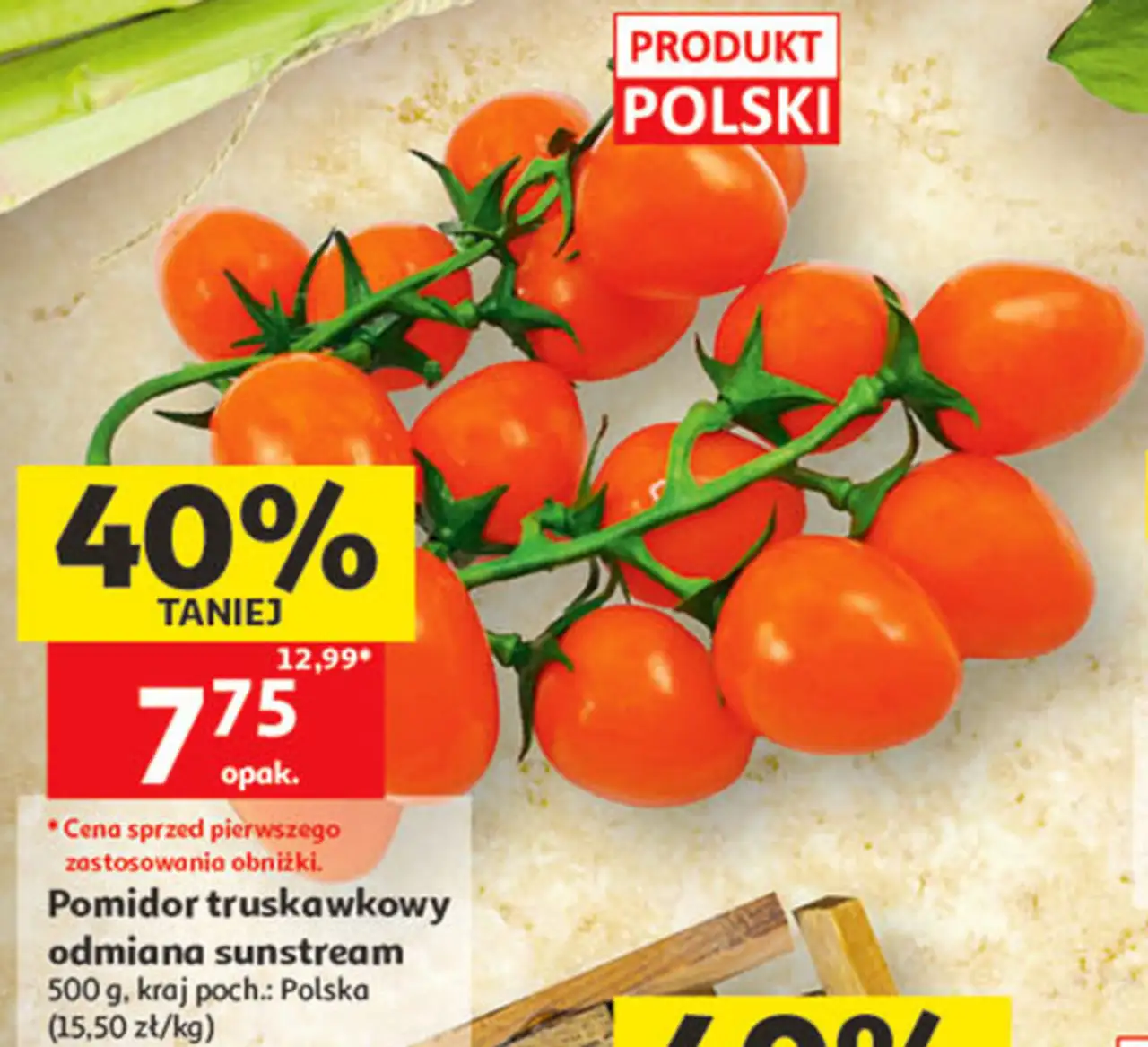 Pomidor truskawkowy odmiana sunstream
