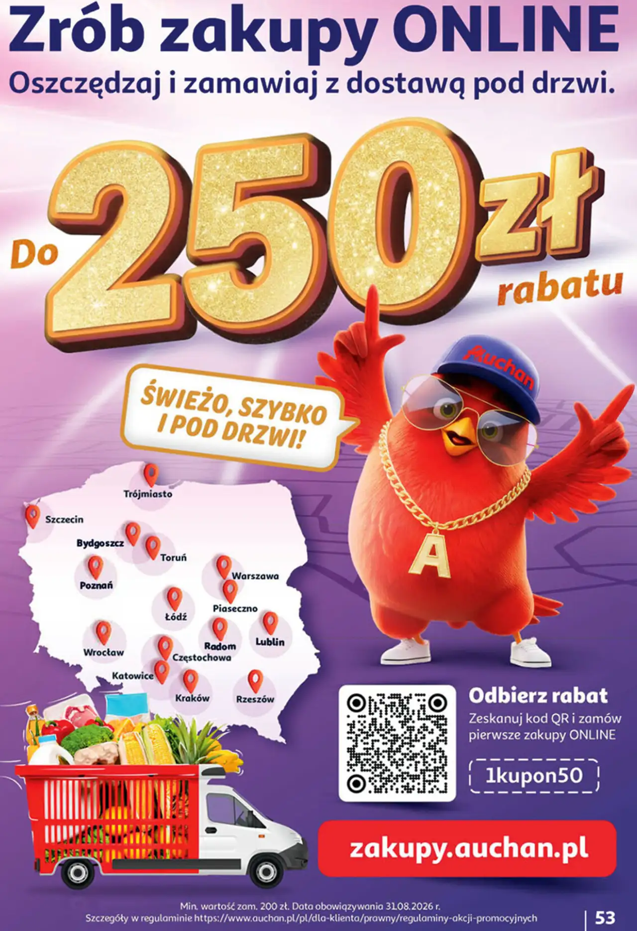 Zakupy ONLINE Auchan rabat