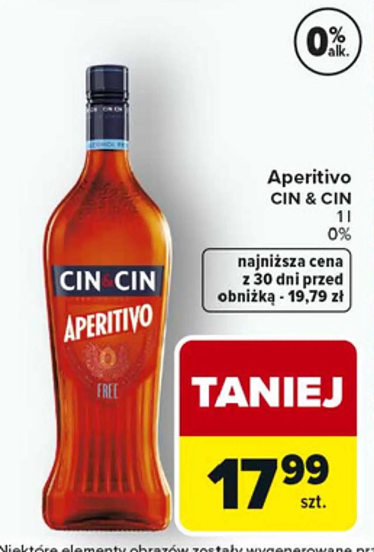 Aperitivo CIN & CIN 1 l, 0%