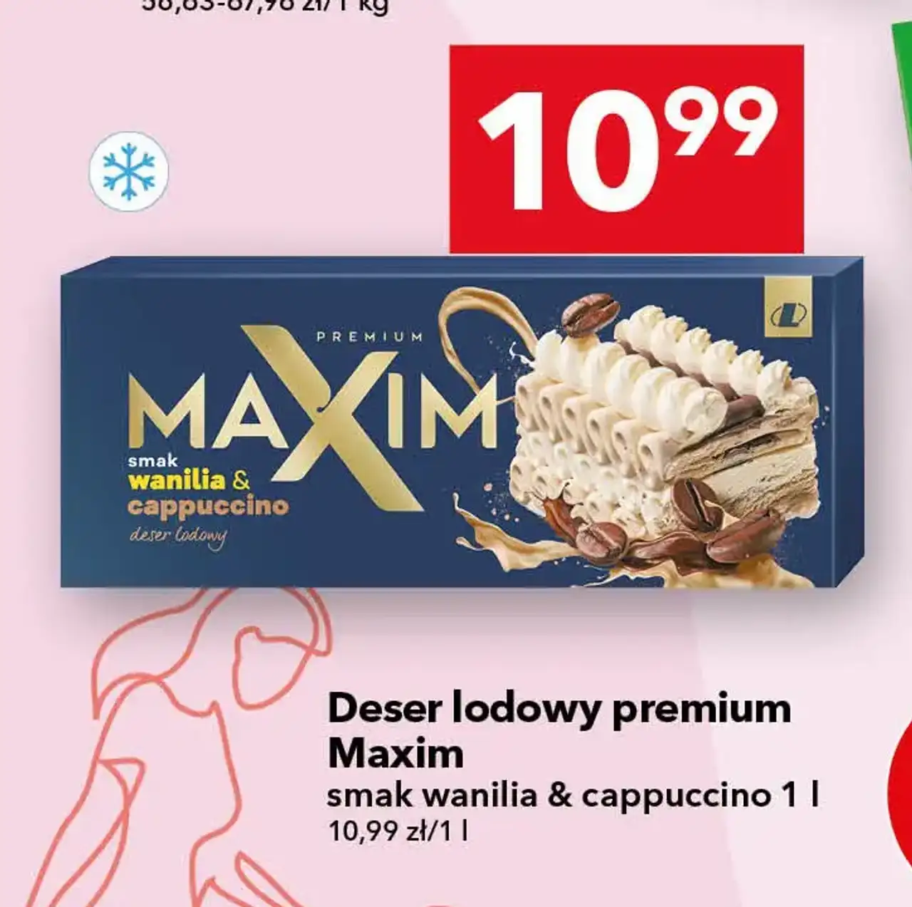 Deser lodowy premium Maxim