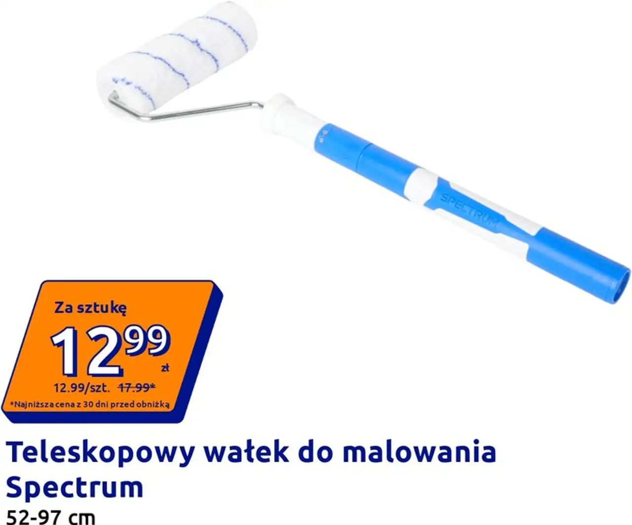 Teleskopowy wałek do malowania Spectrum 52-97 cm