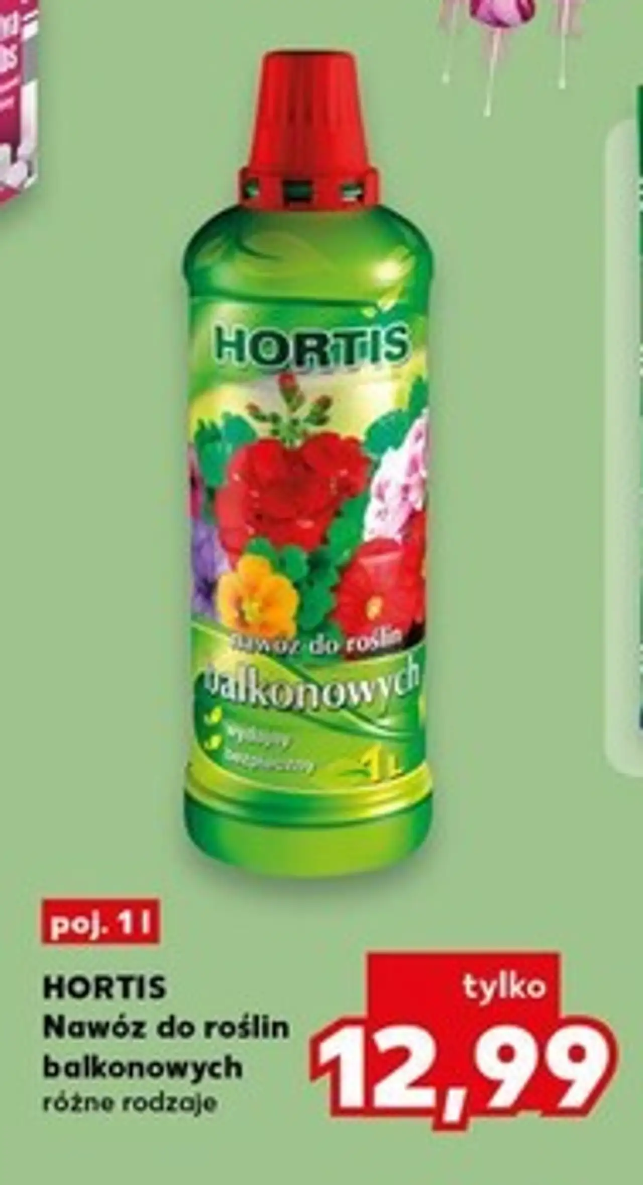 HORTIS Nawóz do roślin balkonowych różne rodzaje poj. 1 l