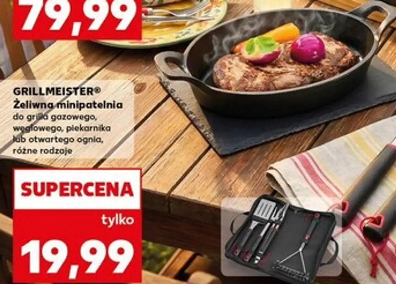 GRILLMEISTER Żeliwna minipatelnia