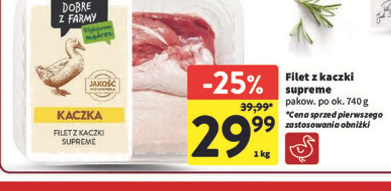 Filet z kaczki supreme Dobre z Farmy