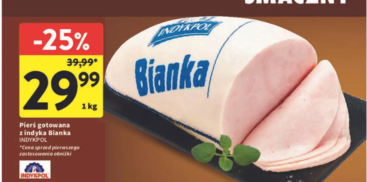Pierś gotowana z indyka Bianka INDYKPOL