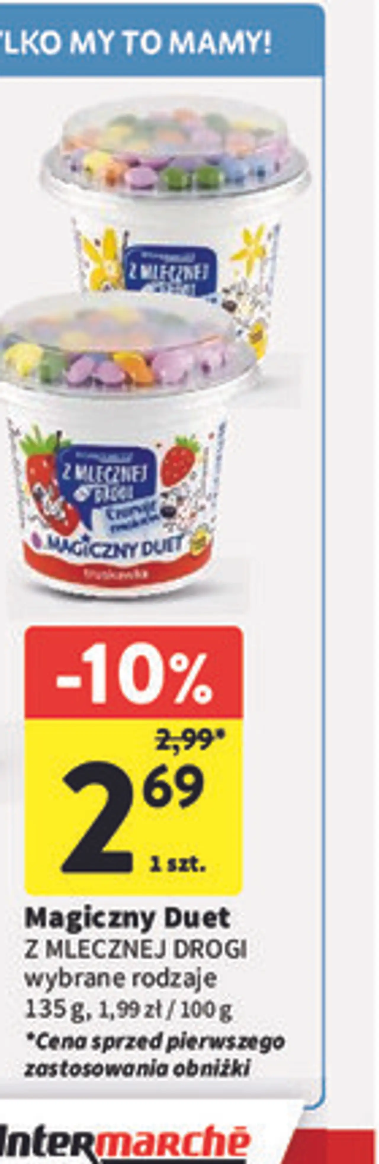 Magiczny Duet Z MLECZNEJ DROGI wybrane rodzaje 135 g