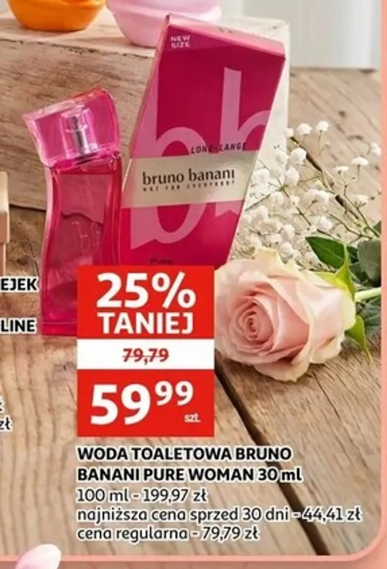 WODA TOALETOWA BRUNO BANANI PURE WOMAN 30 ml