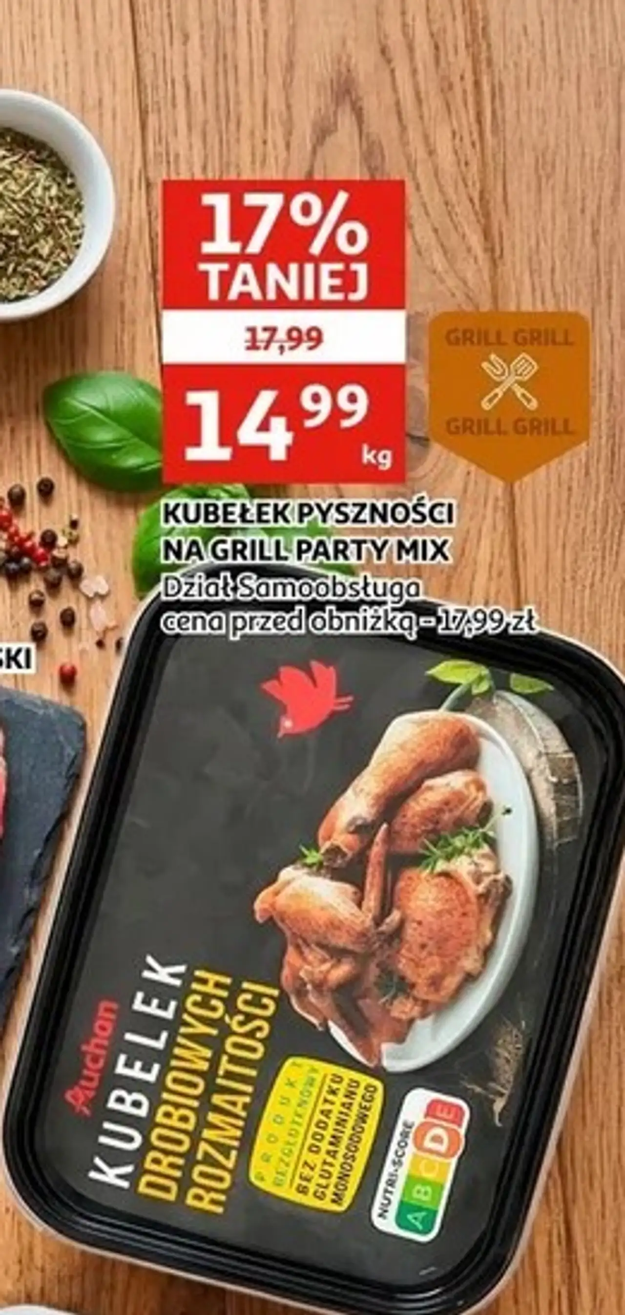 KUBEŁEK PYSZNOŚCI NA GRILL PARTY MIX
