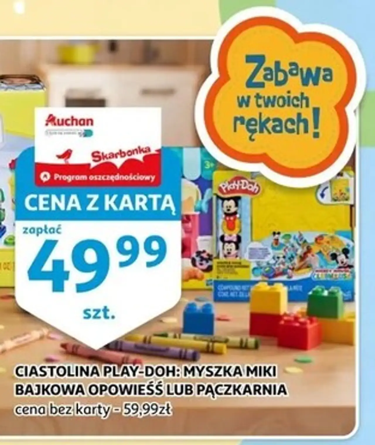 CIASTOLINA PLAY-DOH: MYSZKA MIKI BAJKOWA OPOWIEŚĆ LUB PĄCZKARNIA