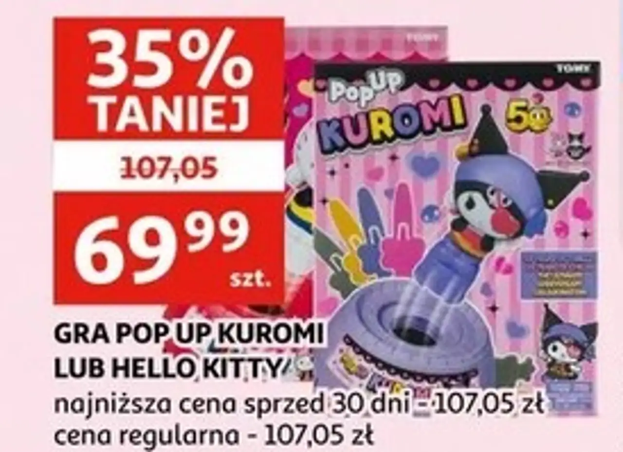 GRA POP UP KUROMI LUB HELLO KITTY