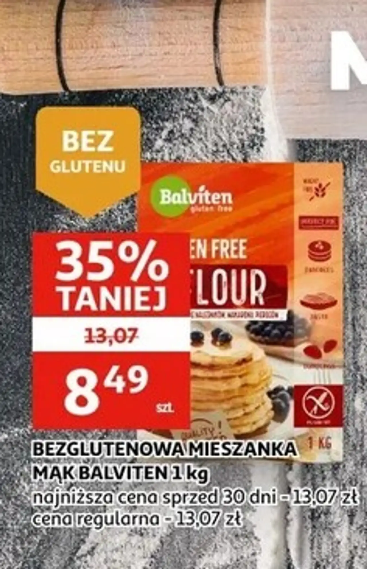 BEZGLUTENOWA MIESZANKA MĄK BALVITEN 1 kg