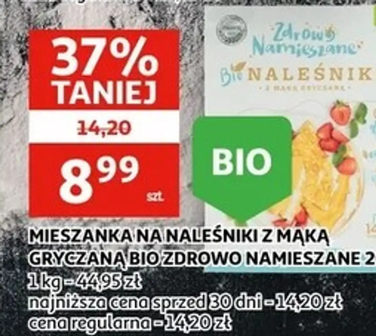 MIESZANKA NA NALEŚNIKI Z MĄKĄ GRYCZANĄ BIO ZDROWO NAMIESZANE 200 g