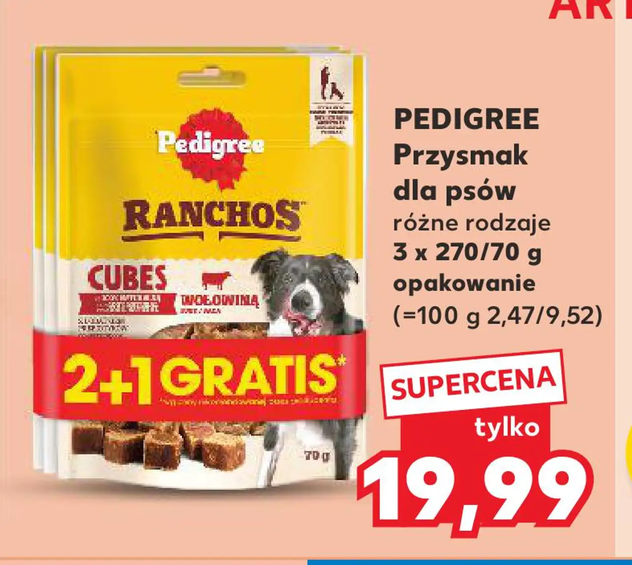 PEDIGREE Przysmak dla psów różne rodzaje