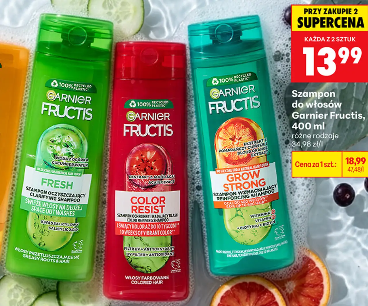 Szampon do włosów Garnier Fructis