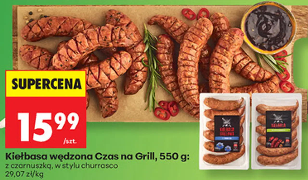 Kiełbasa wędzona Czas na Grill