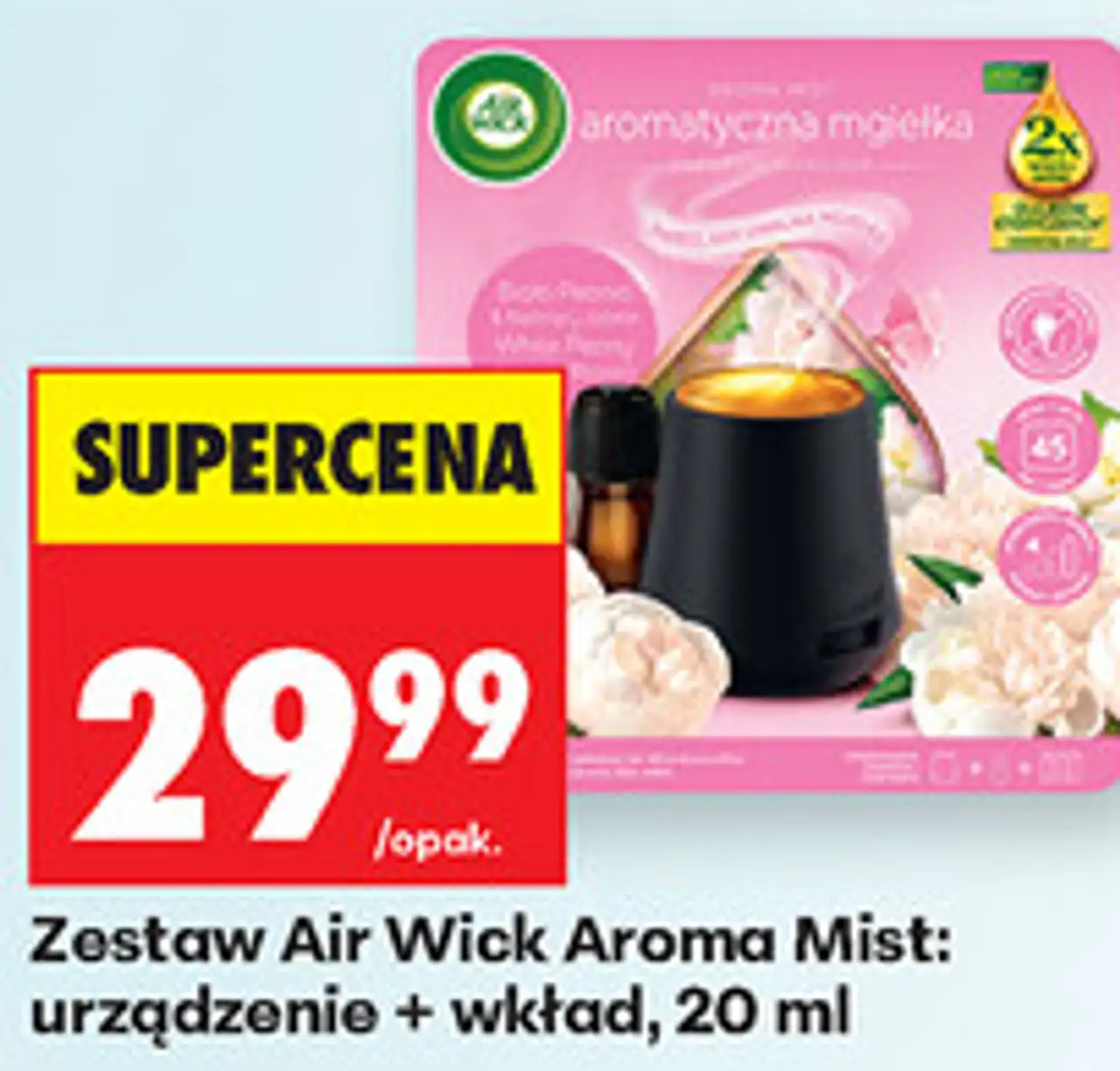 Zestaw Air Wick Aroma Mist: urządzenie + wkład, 20 ml