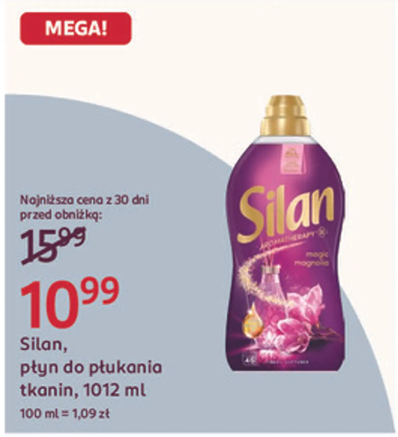 Silan, płyn do płukania tkanin, 1012 ml