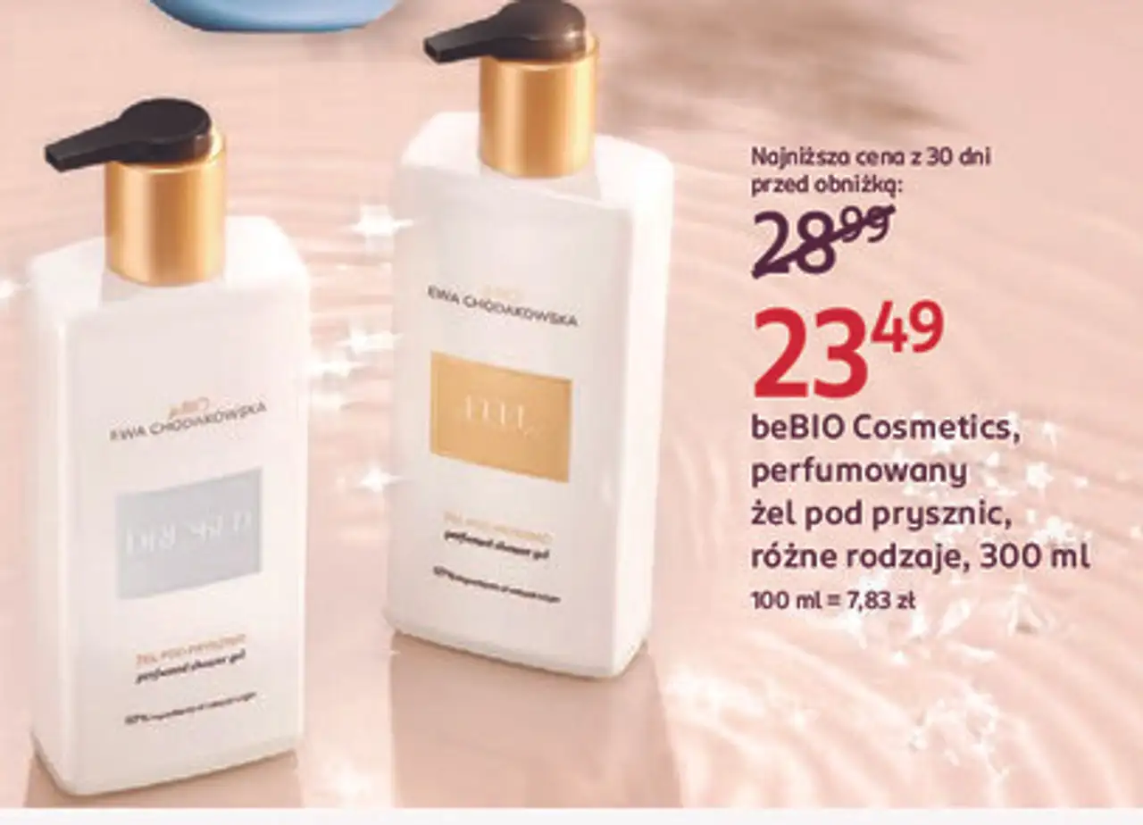 beBIO Cosmetics, perfumowany żel pod prysznic, różne rodzaje, 300 ml