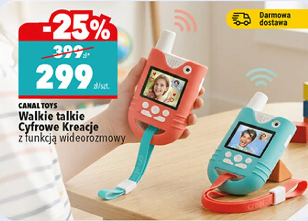 CANAL TOYS Walkie talkie Cyfrowe Kreacje z funkcją wideorozmowy