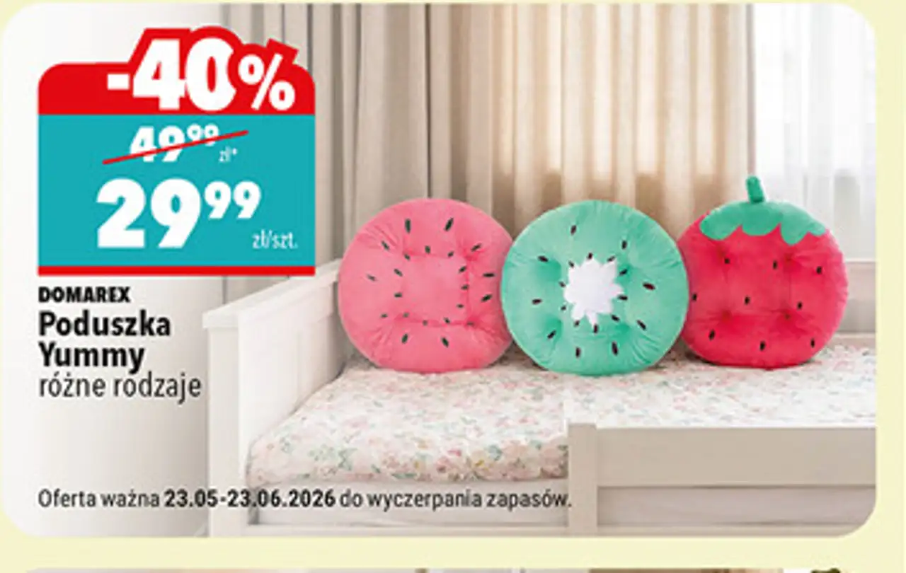 Poduszka Yummy DOMAREX różne rodzaje