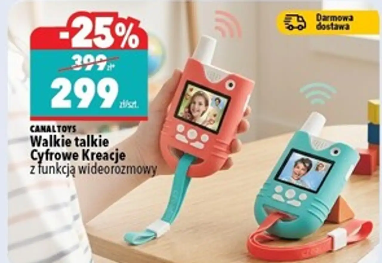 Walkie talkie Cyfrowe Kreacje z funkcją wideorozmowy CANALTOYS