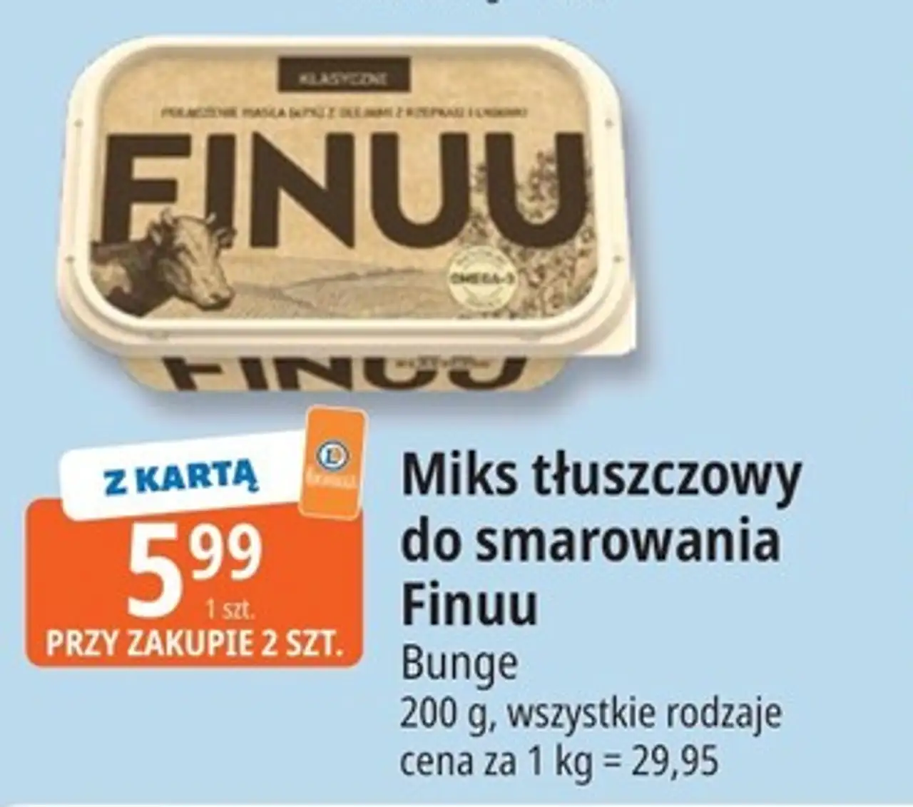Miks tłuszczowy do smarowania Finuu Bunge