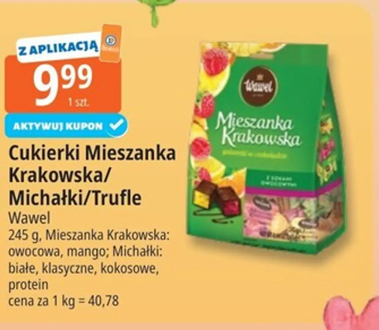 Cukierki Mieszanka Krakowska/ Michałki/Trufle