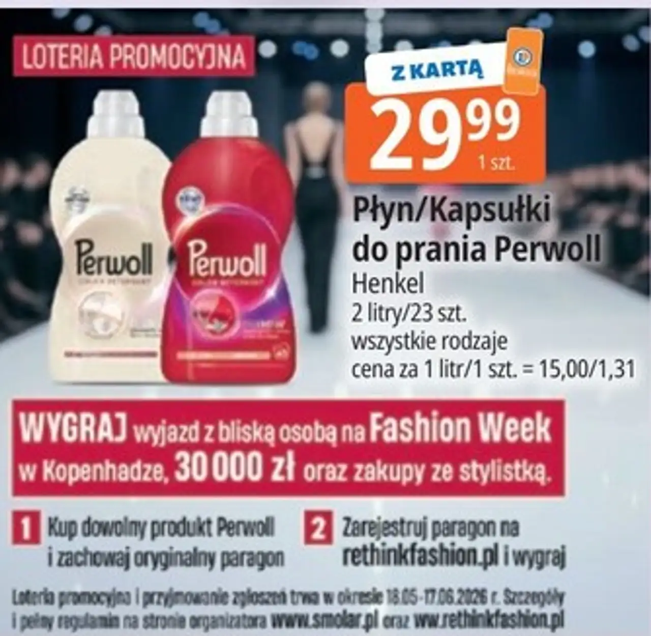 Płyn/Kapsułki do prania Perwoll