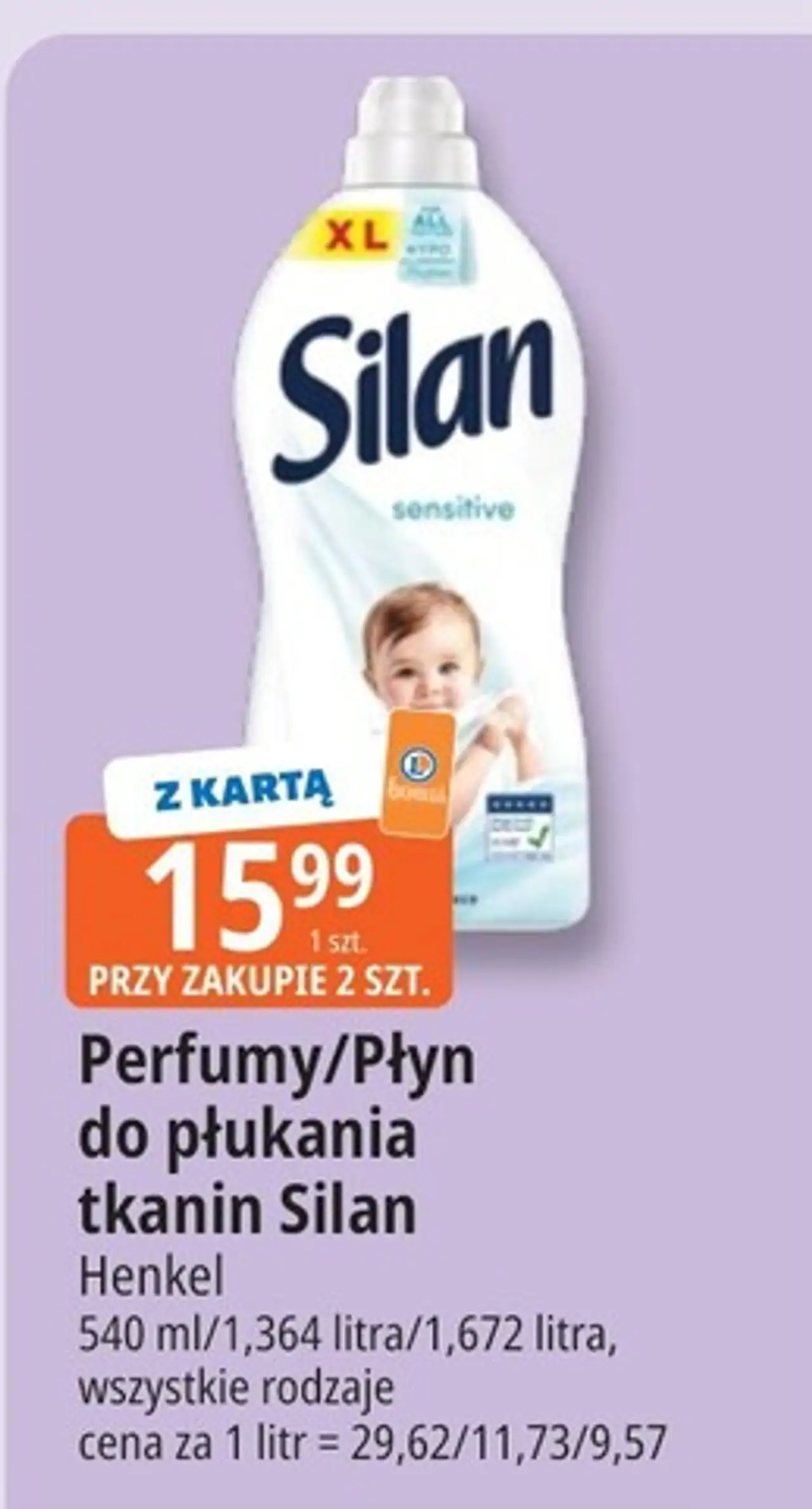 Perfumy/Płyn do płukania tkanin Silan
