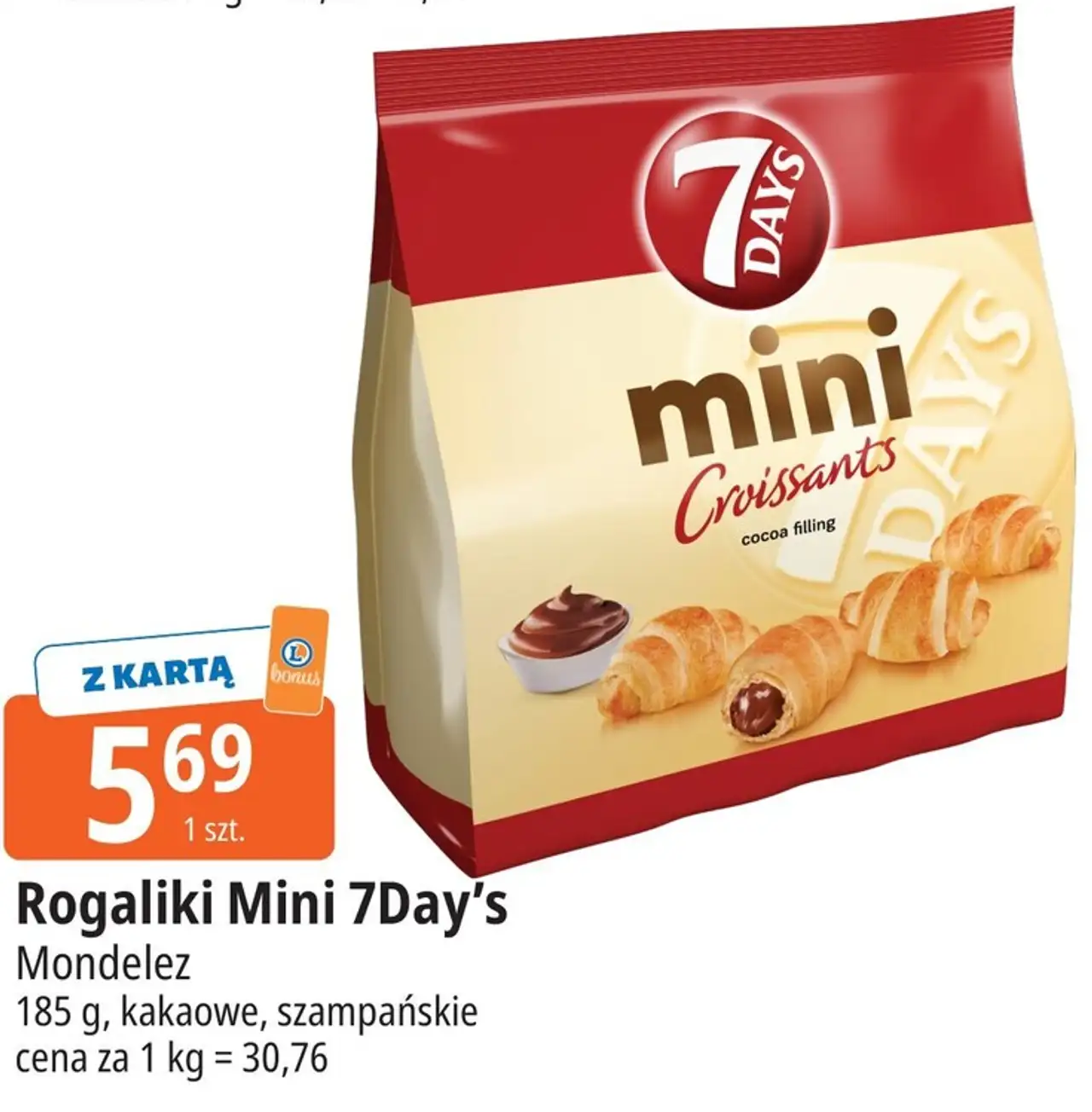 Rogaliki Mini 7Day's Mondelez 185 g