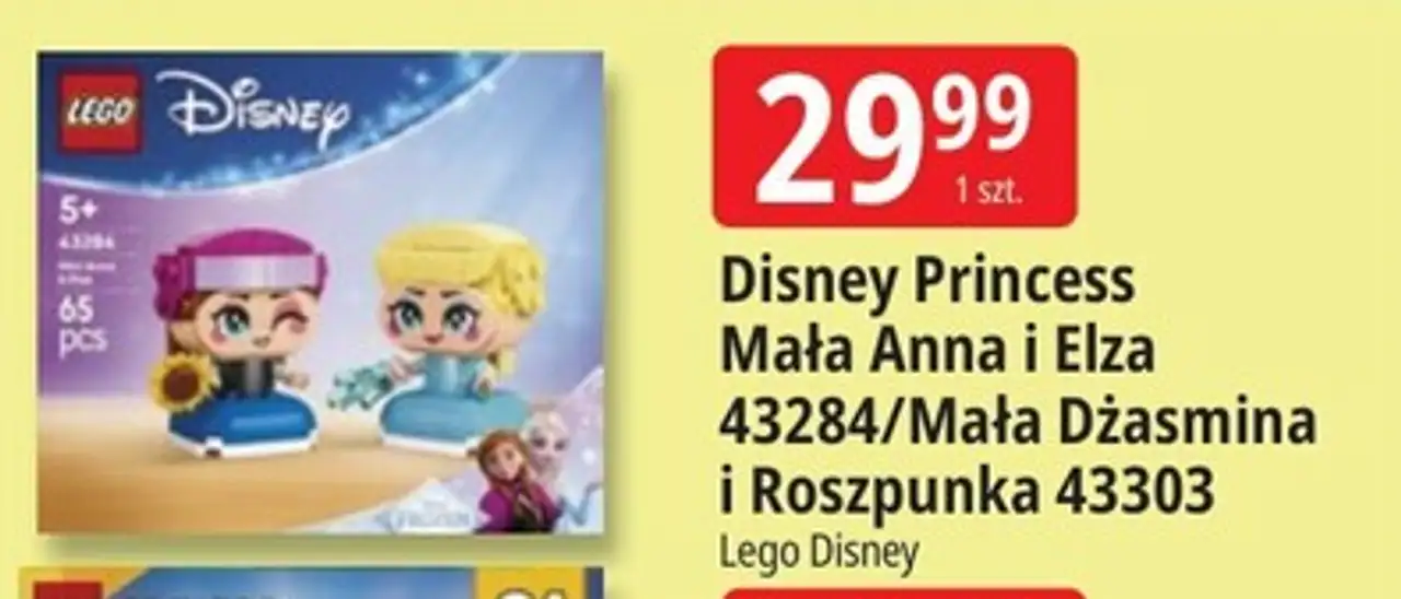 Disney Princess Mała Anna i Elza 43284/Mała Dżasmina i Roszpunka 43303