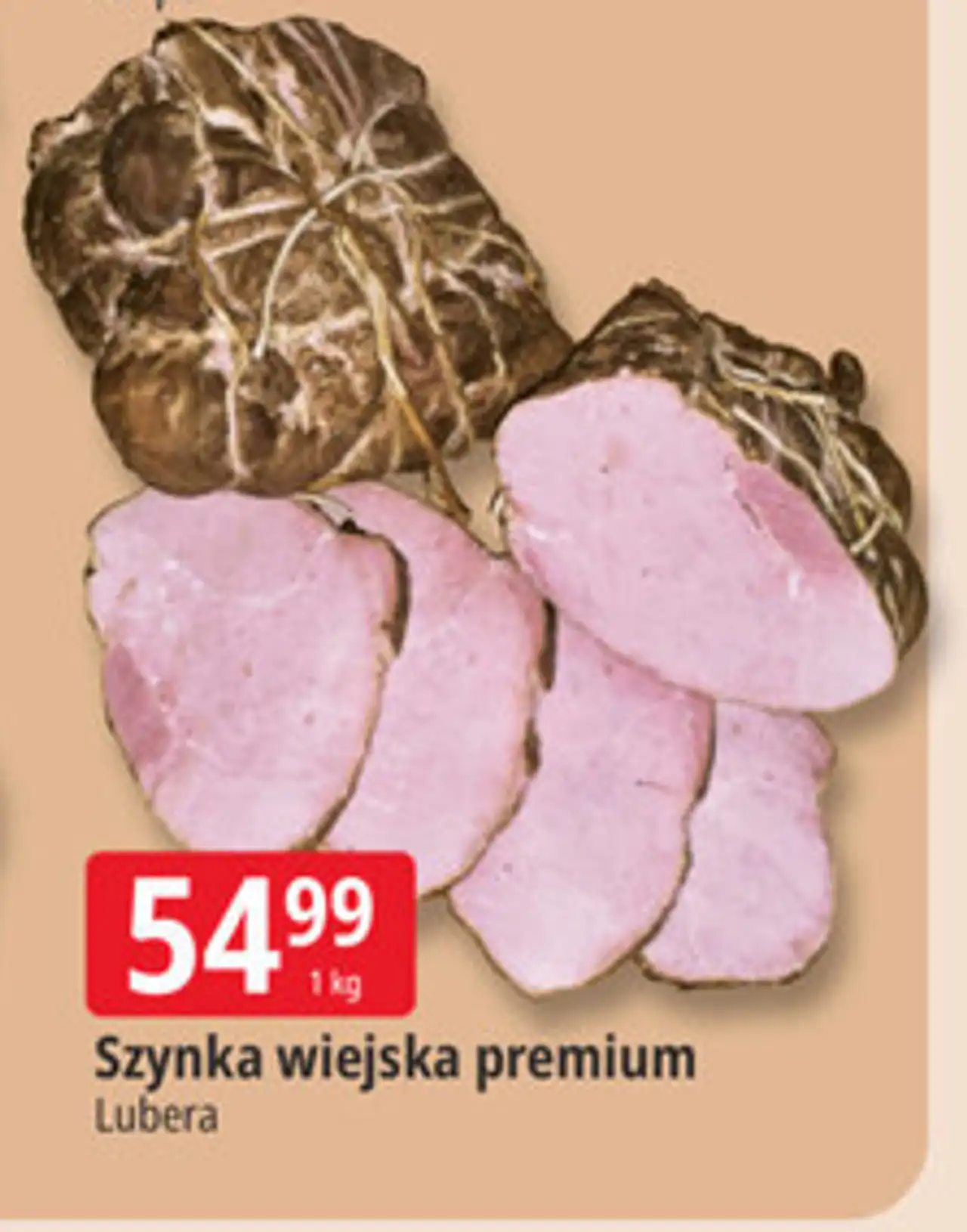 Szynka wiejska premium Lubera