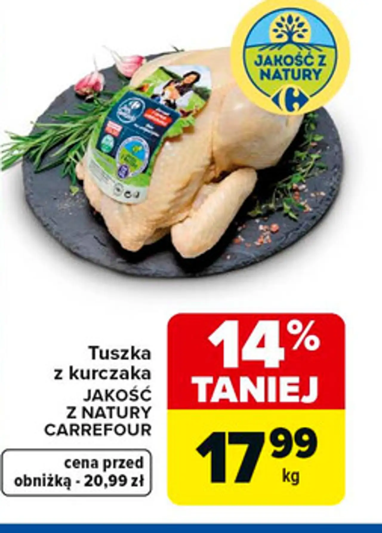 Tuszka z kurczaka JAKOŚĆ Z NATURY CARREFOUR