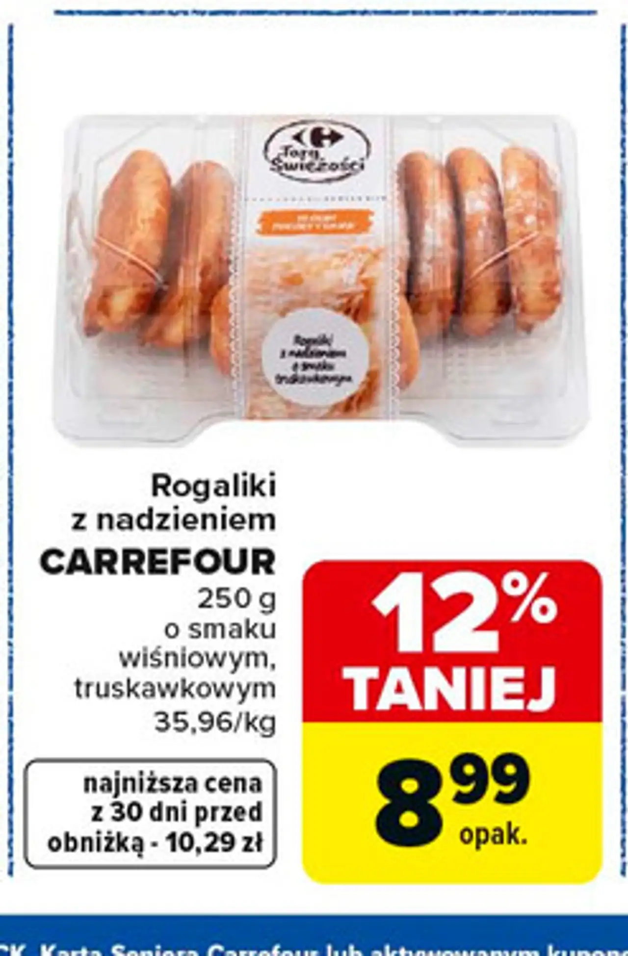 Rogaliki z nadzieniem CARREFOUR