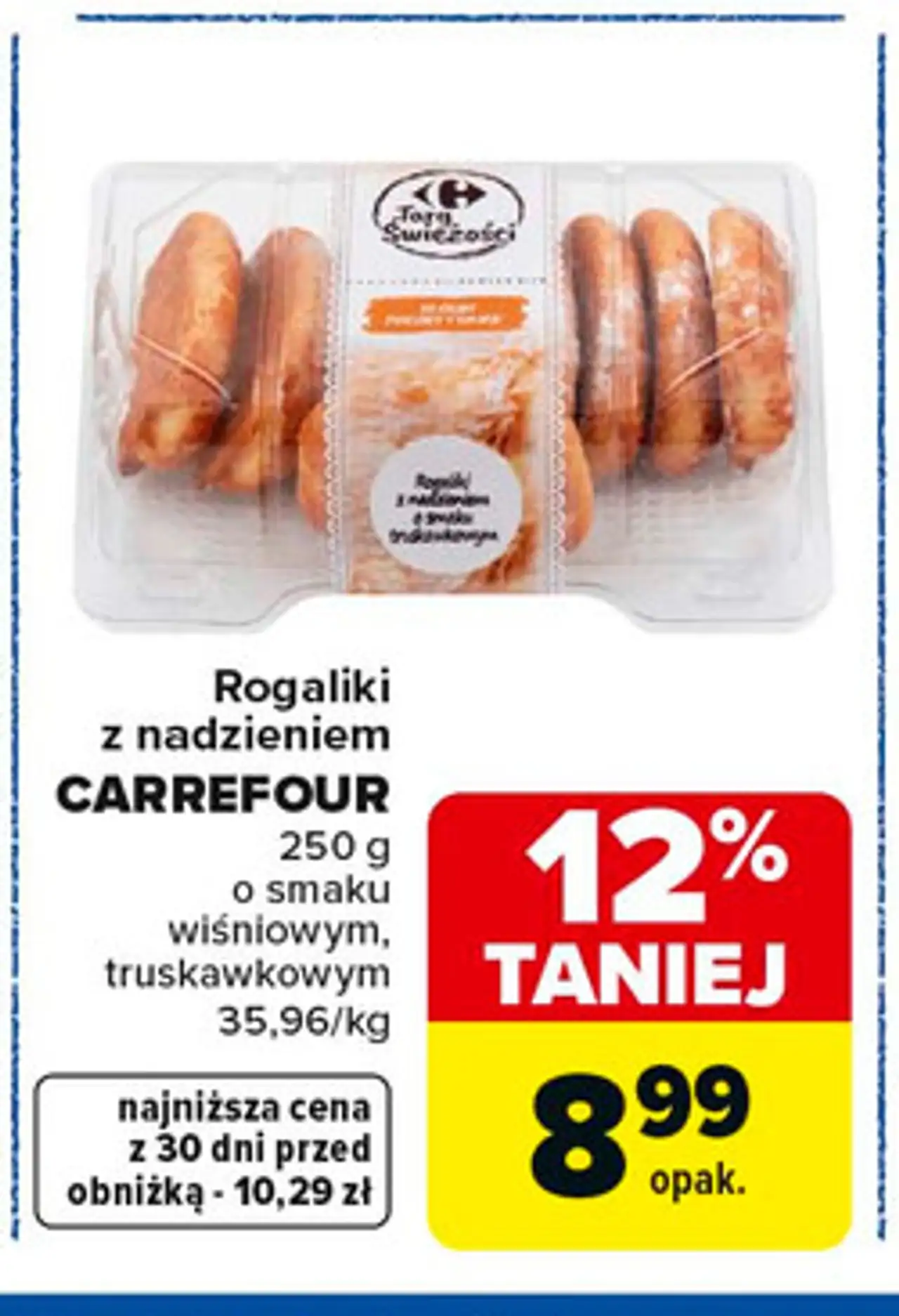 Rogaliki z nadzieniem CARREFOUR