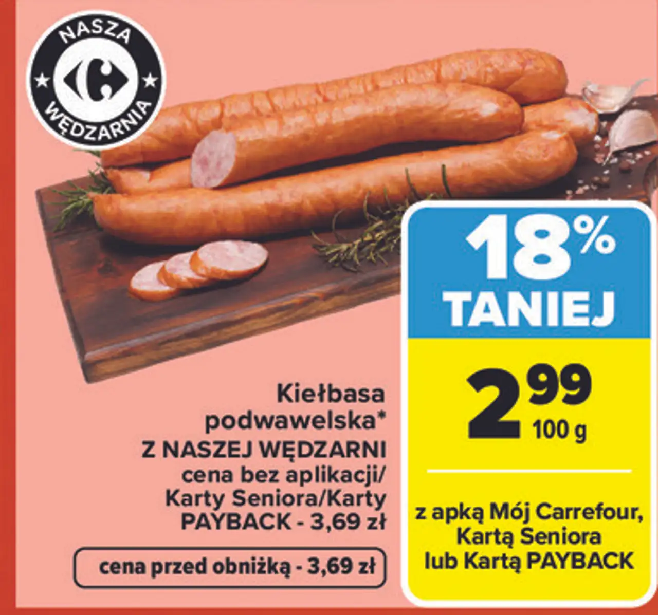Kiełbasa podwawelska Z NASZEJ WĘDZARNI