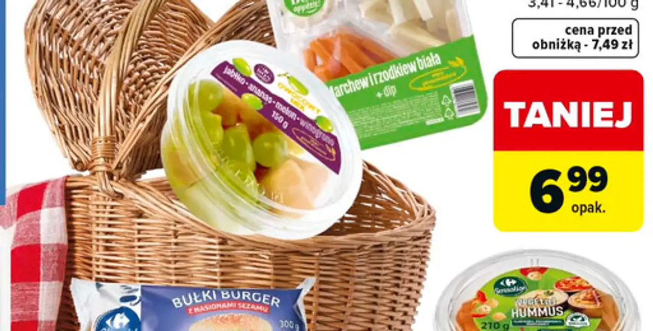 Fresh box warzywny, owocowy CARREFOUR