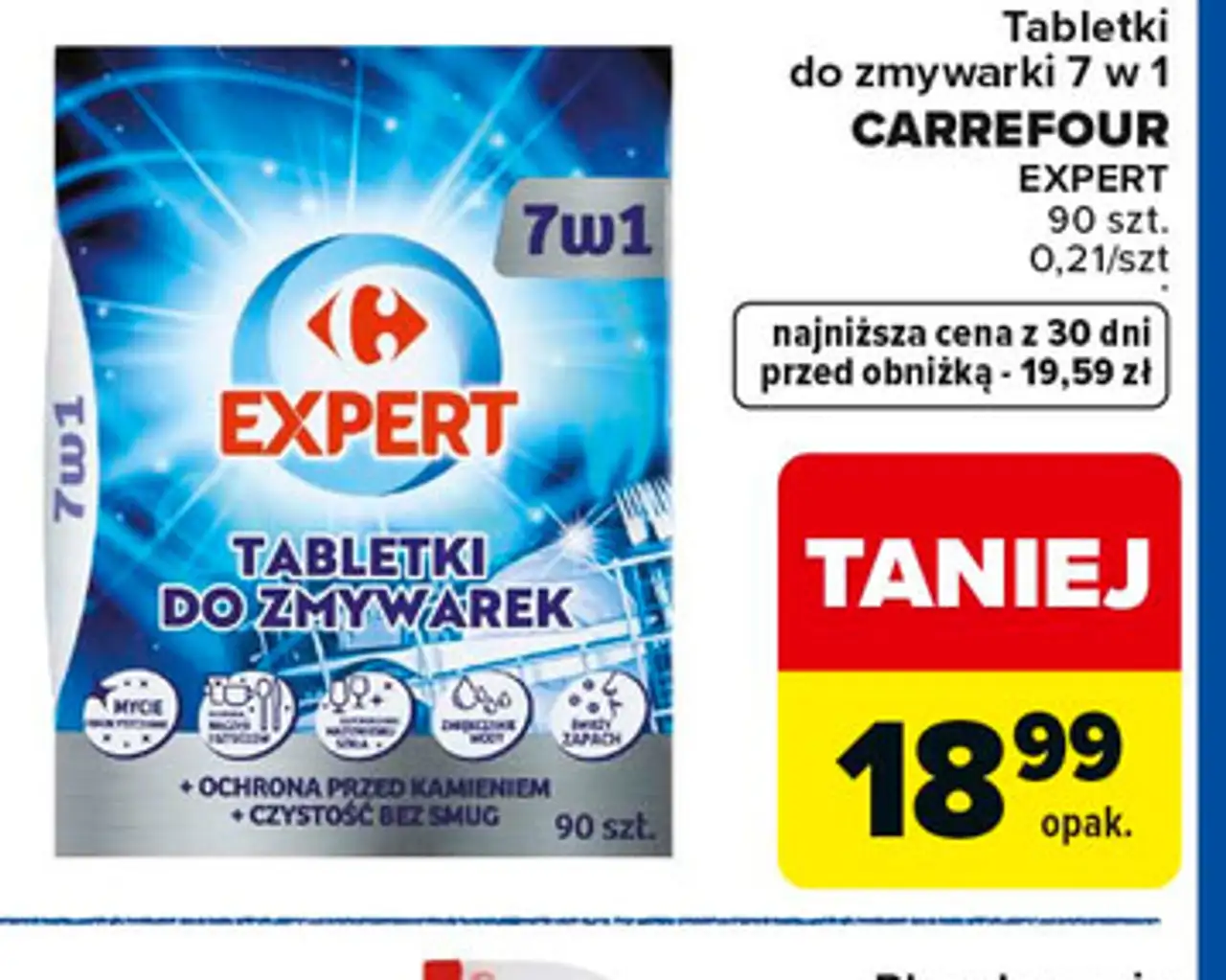 Tabletki do zmywarki 7 w 1 CARREFOUR EXPERT