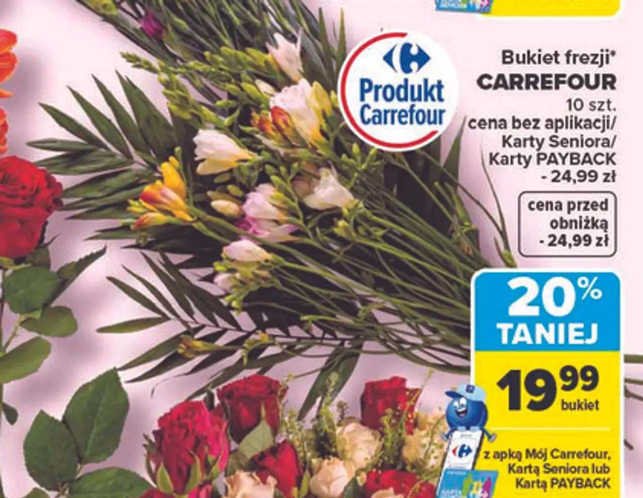 Bukiet frezji CARREFOUR 10 szt.