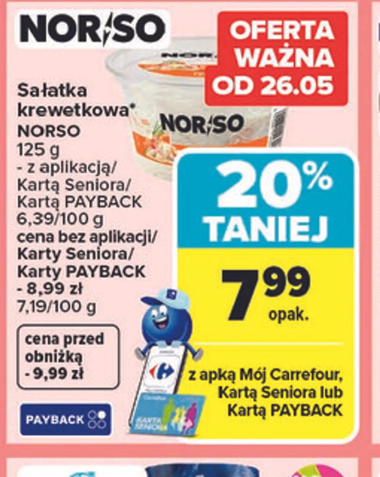 Sałatka krewetkowa NORSO 125 g