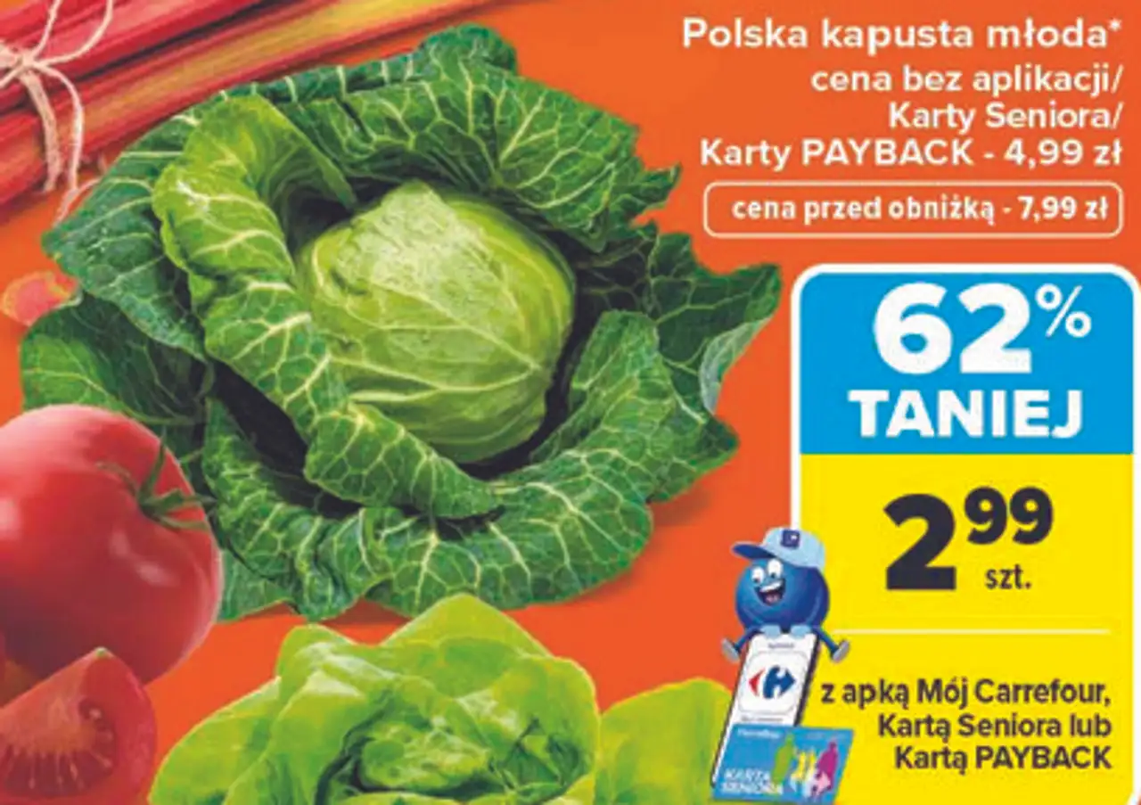 Polska kapusta młoda CARREFOUR