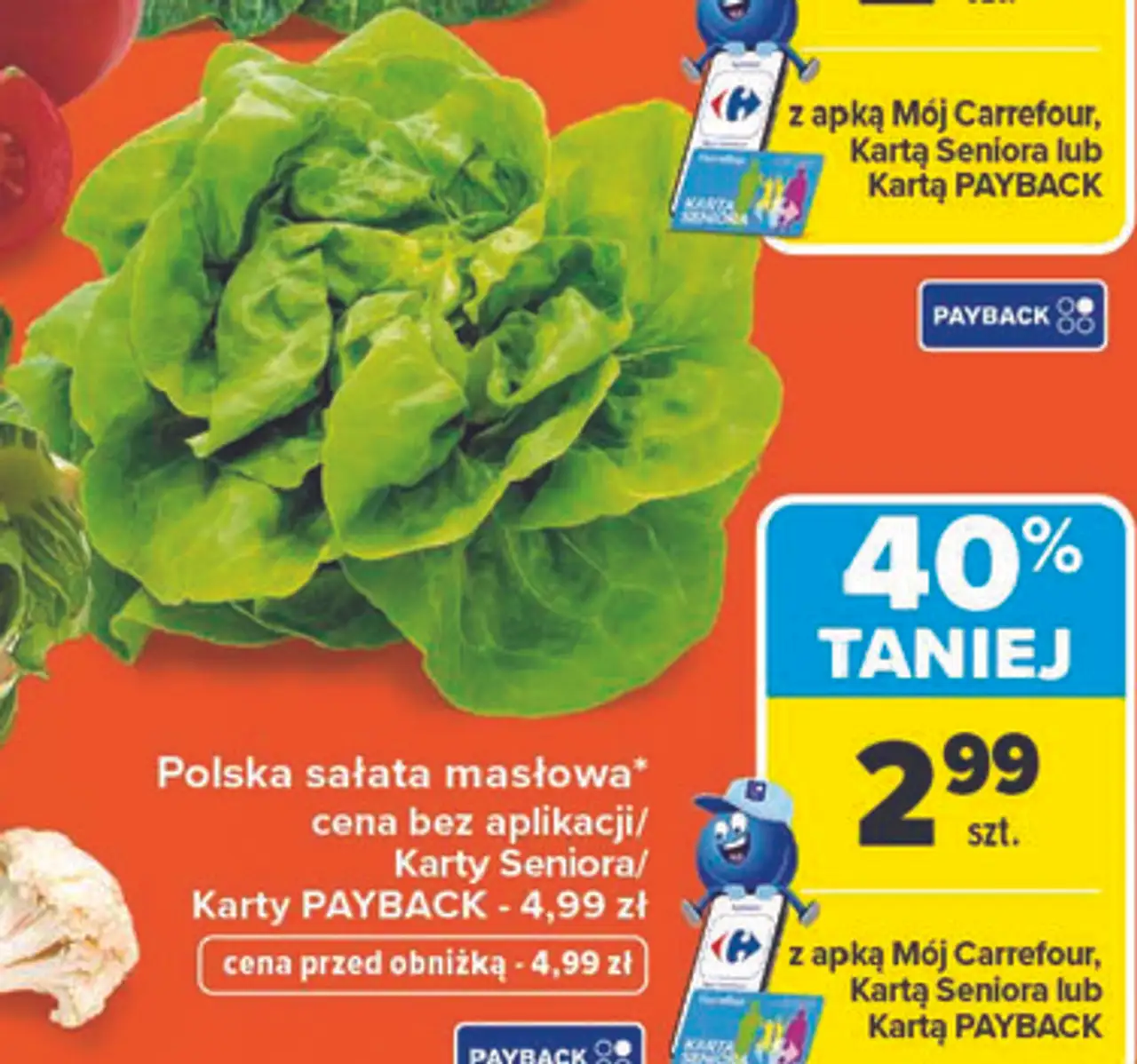 Polska sałata masłowa CARREFOUR