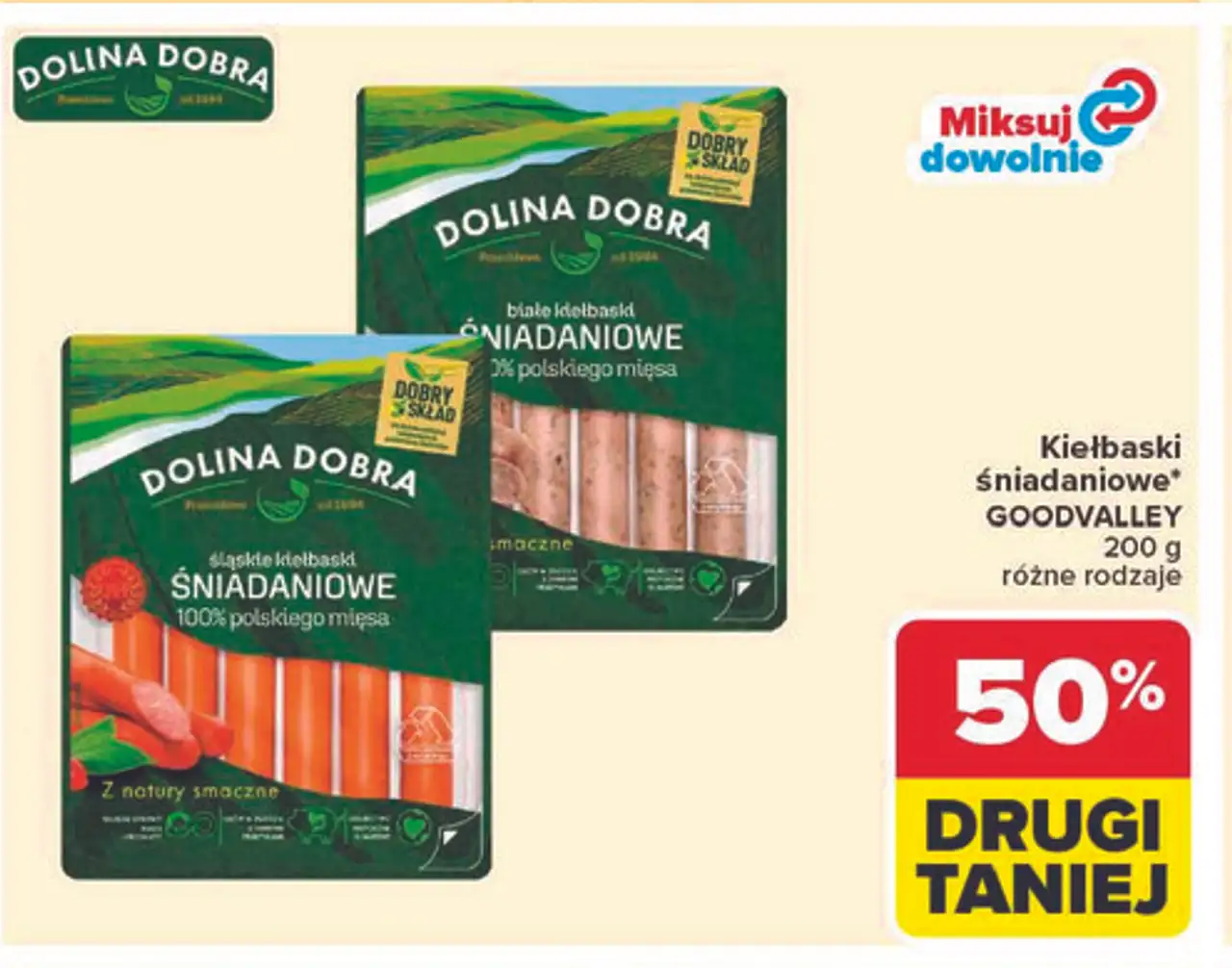 Kiełbaski śniadaniowe GOODVALLEY