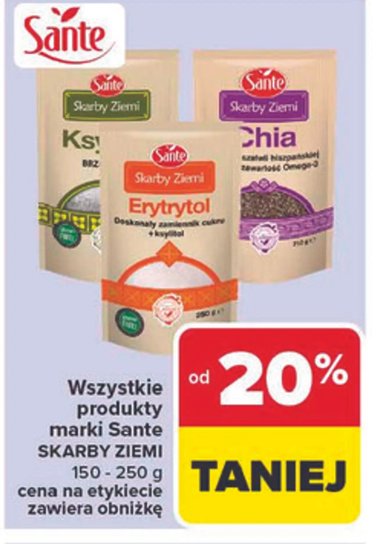 Wszystkie produkty marki Sante SKARBY ZIEMI, 150 - 250 g