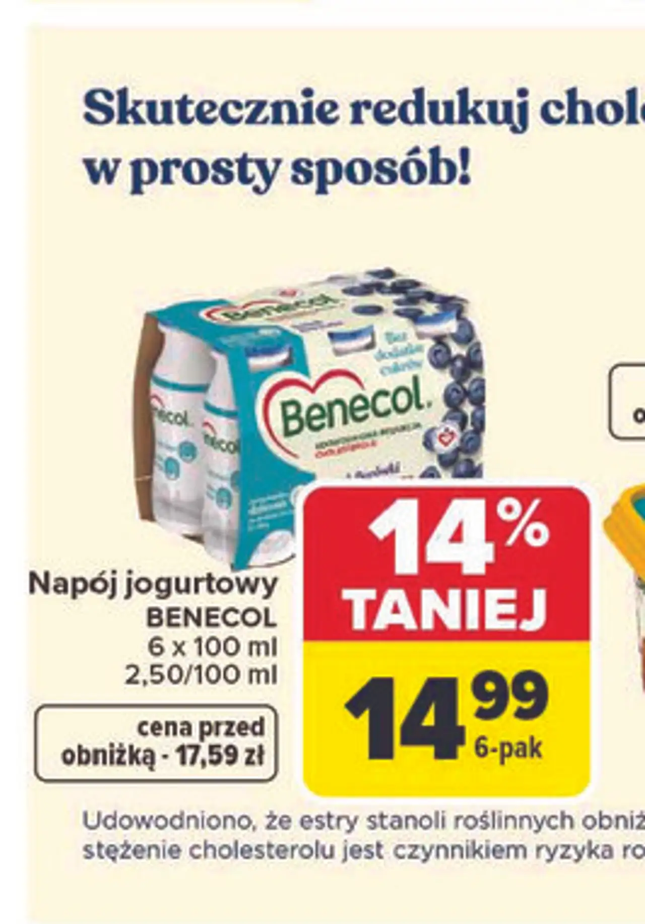 Napój jogurtowy BENECOL