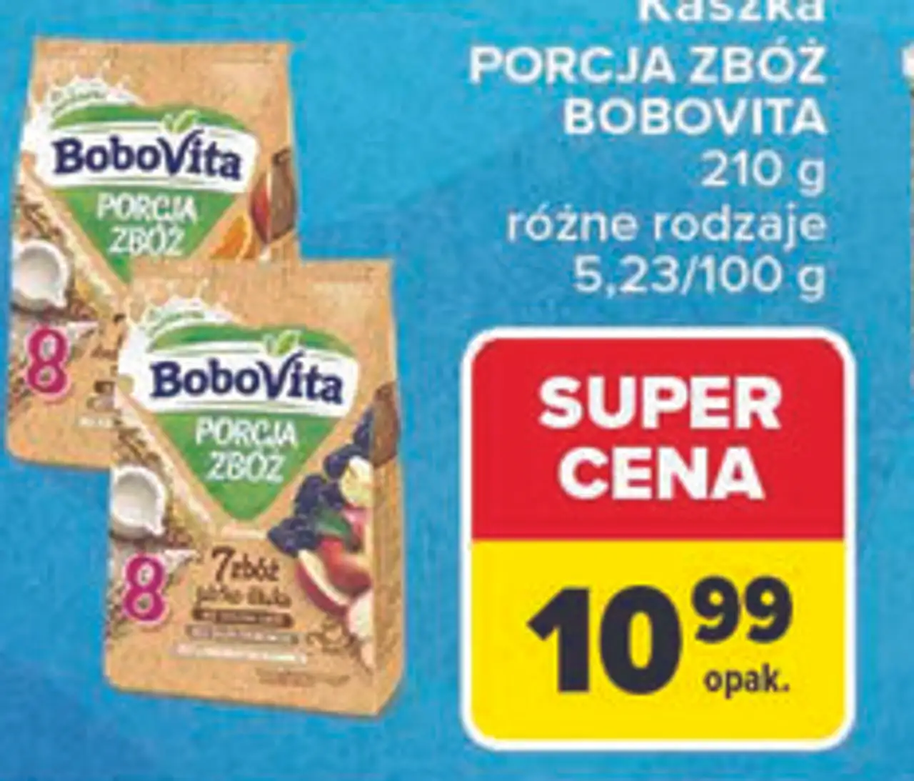Kaszka PORCJA ZBÓŻ BOBOVITA