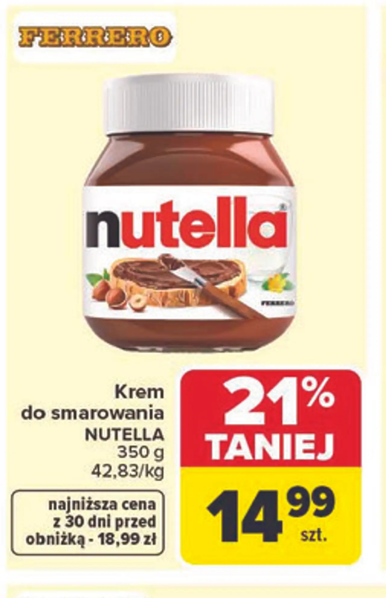 Krem do smarowania NUTELLA 350 g